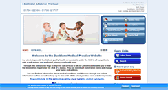Desktop Screenshot of dunblanemedicalpractice.co.uk